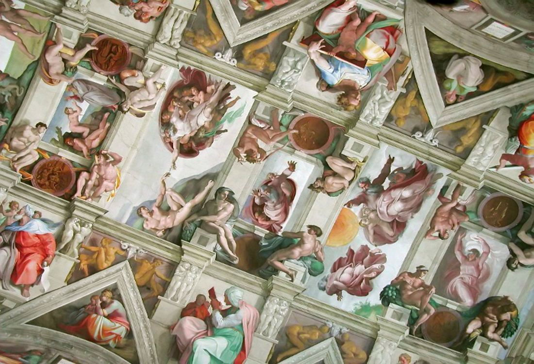 chapelle sixtine voute Rome