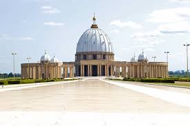 La basilique de Yamoussoukro.