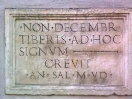 Rome plaques inondations