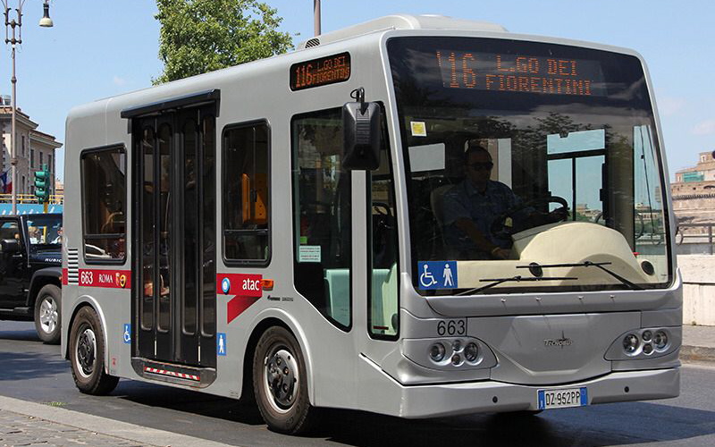 PETIT BUS ELECTRIQUE ROME LIGNE