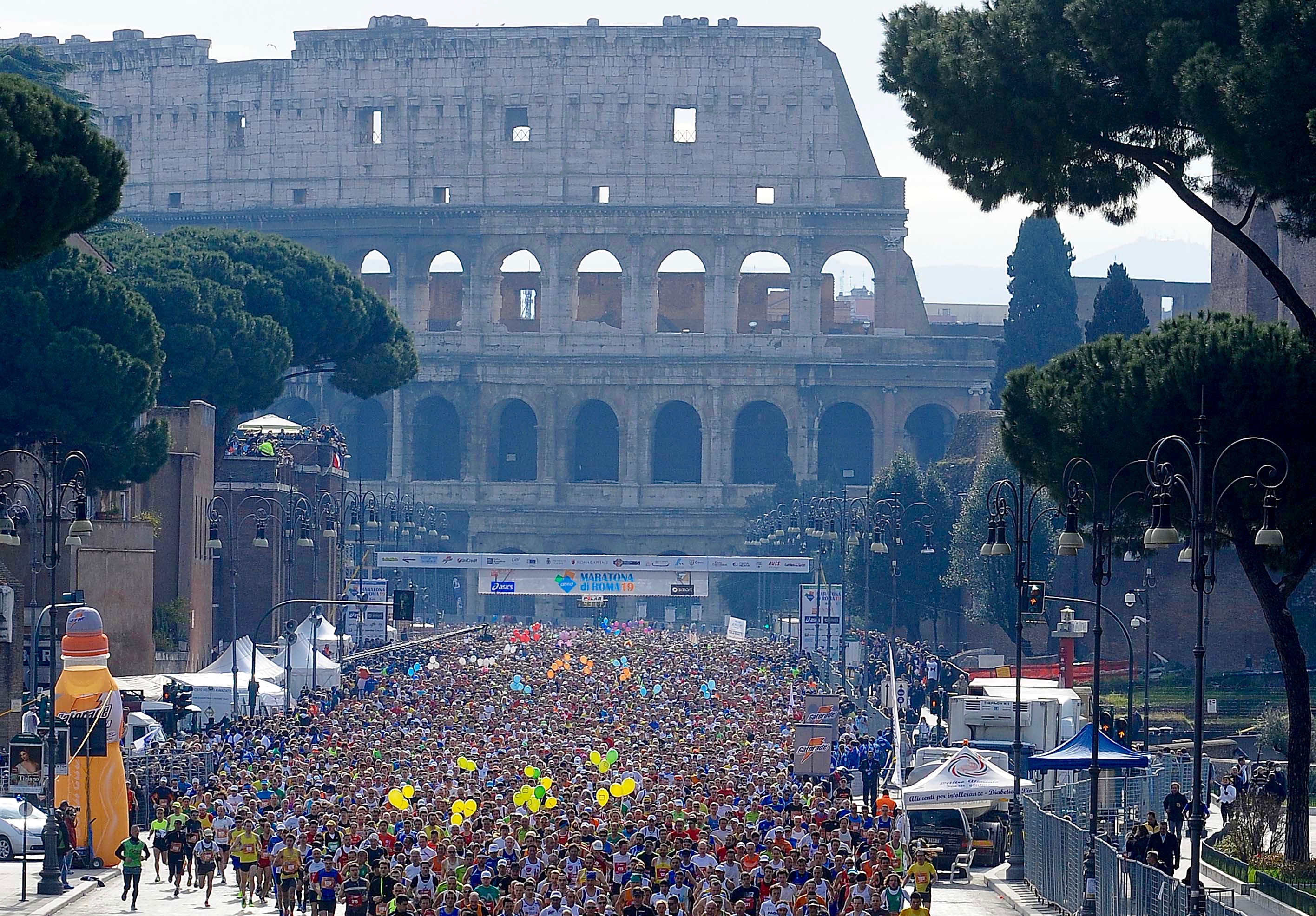 Le détenteur de la médaille du marathon de Rome avec
