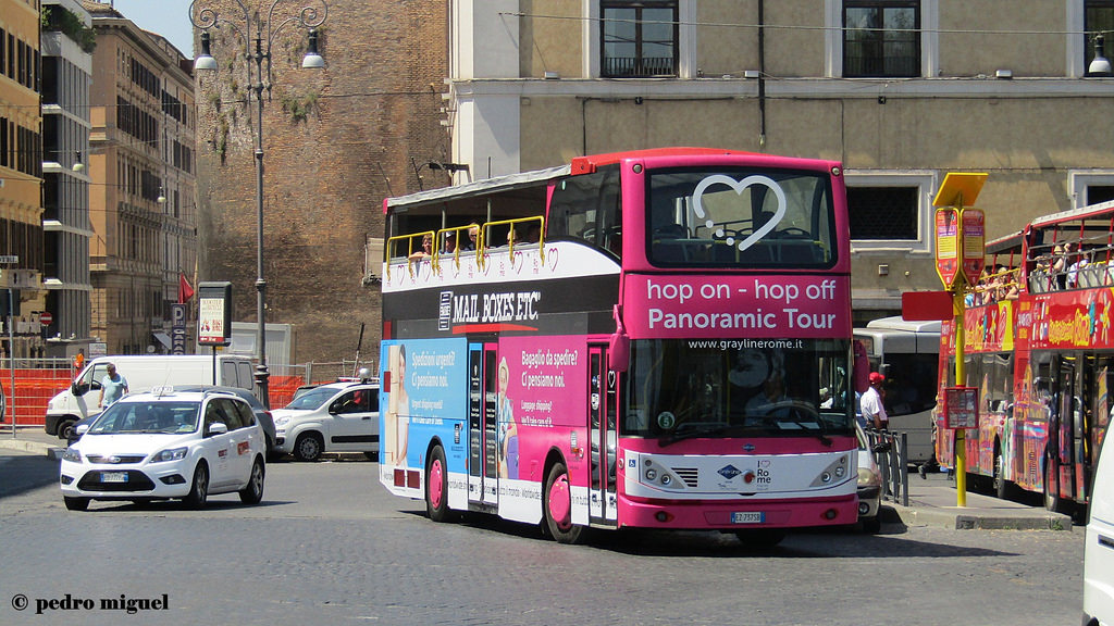 bus panoramique panoramic tour rome