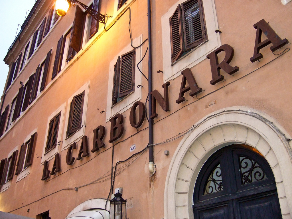 restaurant la carbonara Rome