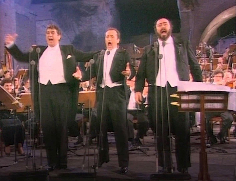 concert airs d'opéra trois ténors Rome