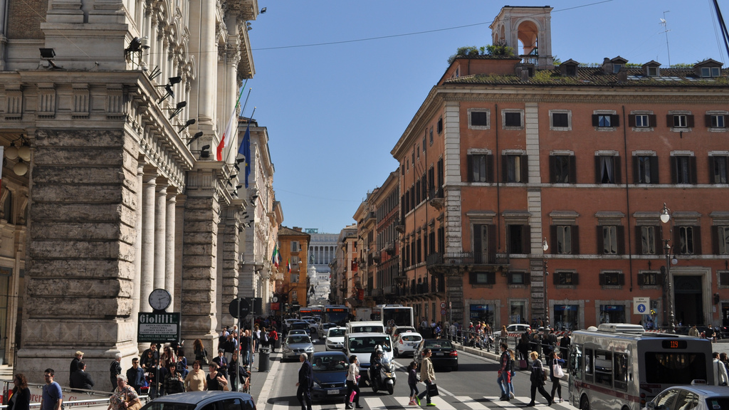 via del corso shopping Rome