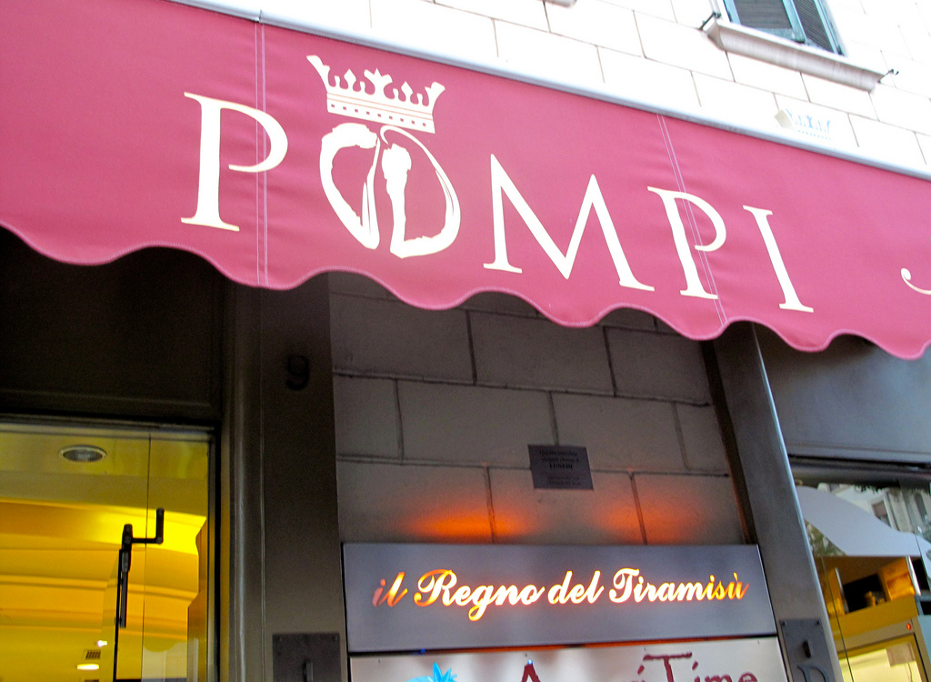 tiramisu bar pompi Rome