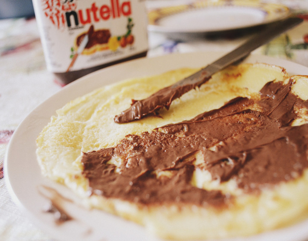crêpes au nutella Rome San Lorenzo