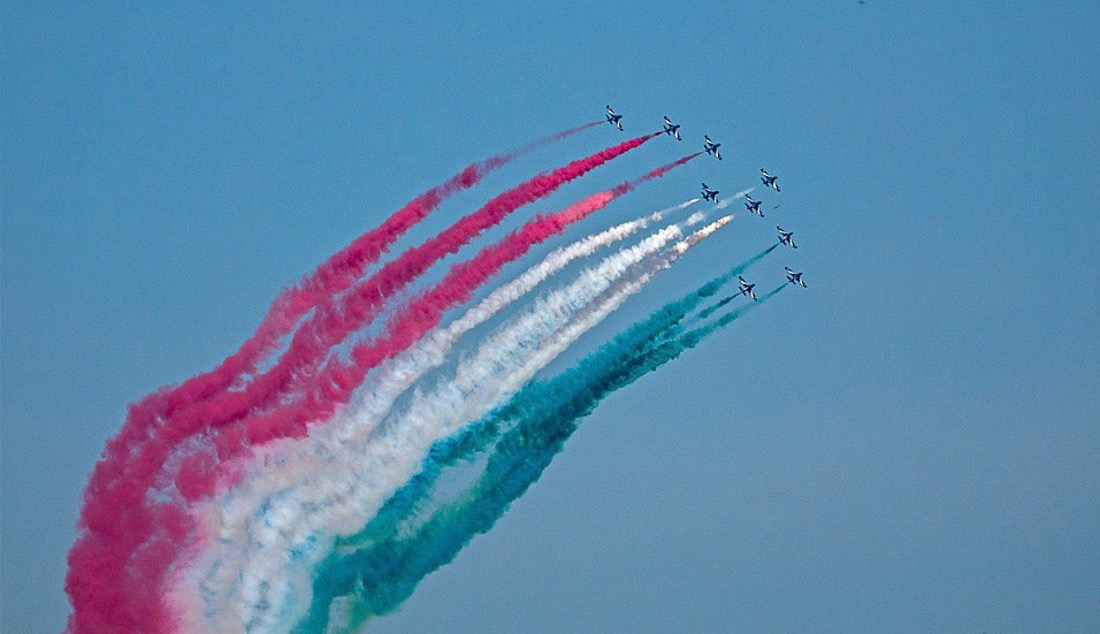 fête de la république italienne rome le Frecce tricolori