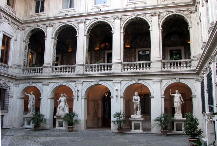 La cour intérieure du Palazzo Altemps