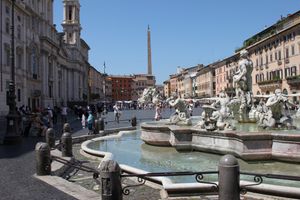 Les fontaines de la Piazza Navona