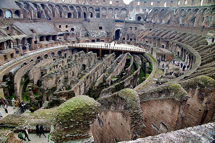 Le Colisée à Rome, à voir avec des enfants.