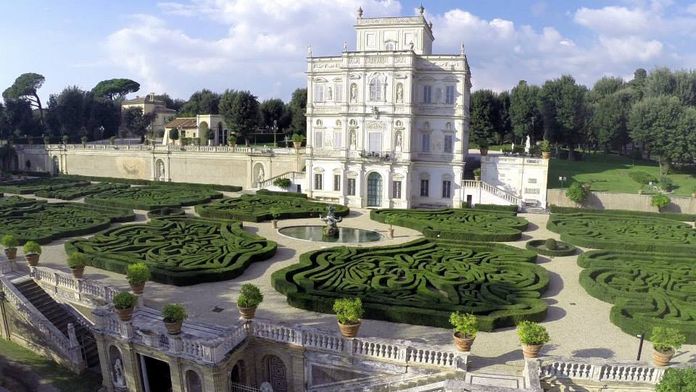 Jardin de la villa Doria Pamphilij.
